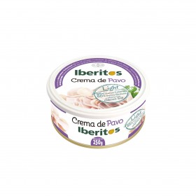 IBERITOS CREMA PAVO LIGHT250