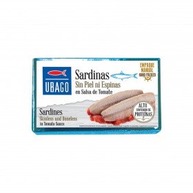 UBAGO SARDINAS TOMATE 82g 