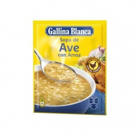 G.BLANCA SOPA AVE ARROZ** N **