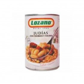 LOZANO JUDIAS CON CHORIZO...