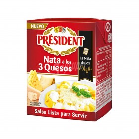 PRESIDENT SALSA 3 QUESOS 200ml