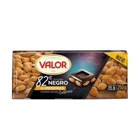 VALOR CHOC.82 ALMEND.250g.