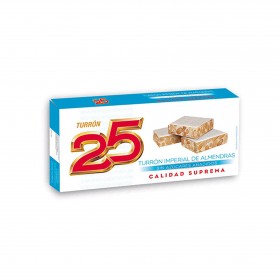 25 TURRON DURO SIN AZUCAR 200g