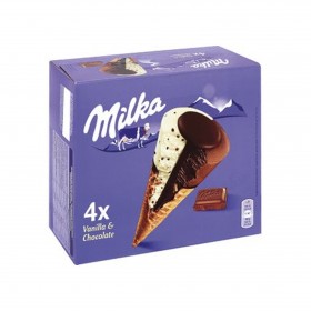 MILKA CONO VAINILLACHOCO x4