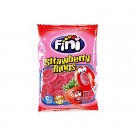 FINI STRAWBERRY RINGS 100 GR