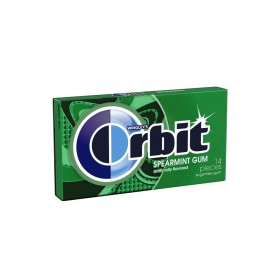 ORBIT CHICLE HIERBABUENA 14u