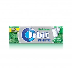 ORBIT CHICLE WHITE G10 HIERBA