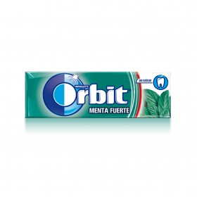 ORBIT CHICLE G10 MENTA FUERTE