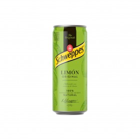 SCHWEPPES LIMON LATA 33c**...