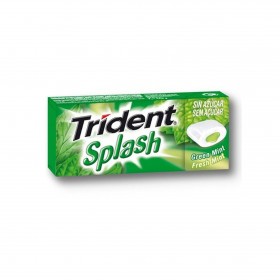 TRIDENT CHICLE SPLAHS GREEN...