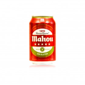 MAHOU CERVEZA SGLUTEN LATA 330