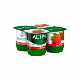 DANONE ACTIV.CON FRESAS P4 UND