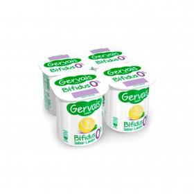 GERVAIS BIFIDUS 0 LIMON x4